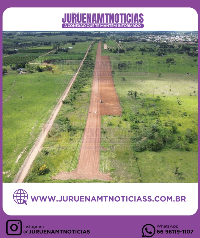 Noticia juruena-inicia-pavimentacao-do-aerodromo-municipal-e-fortalece-desenvolvimento